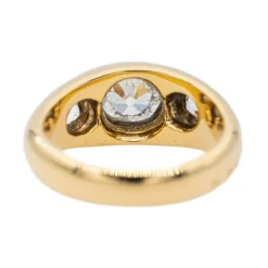 Bague Jonc Or jaune Diamant
