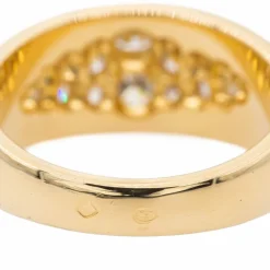Bague Jonc Or jaune Diamant