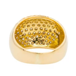 Bague Jonc Or jaune Diamant