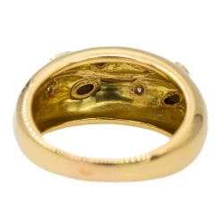 Bague Jonc Or jaune Diamant