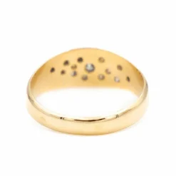 Bague Jonc Or jaune Diamant