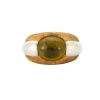 Bague Jonc Or jaune Péridot