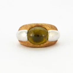 Bague Jonc Or jaune Péridot