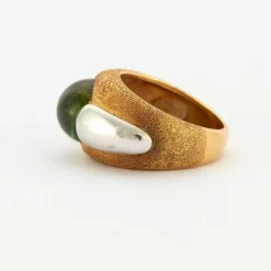 Bague Jonc Or jaune Péridot