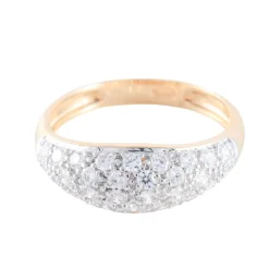 Bague Jonc pavage Diamants