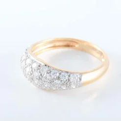 Bague Jonc pavage Diamants