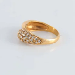 Bague Jonc pavage Diamants