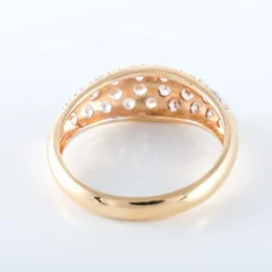Bague Jonc pavage Diamants