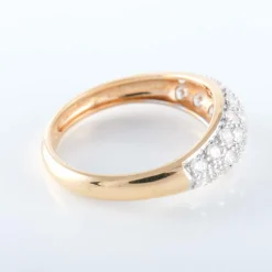 Bague Jonc pavage Diamants