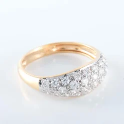 Bague Jonc pavage Diamants