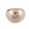 Bague jonc solitaire