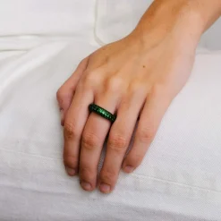 Bague Jonc Tsavorites