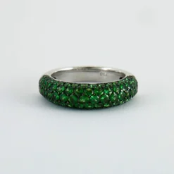 Bague Jonc Tsavorites