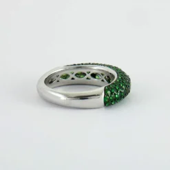 Bague Jonc Tsavorites