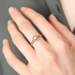 BAGUE "JOSEPHINE" OR & DIAMANT
