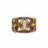 BAGUE "JULIA" PIERRES DE COULEUR