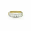 Bague King Charles en or jaune et blanc avec diamants