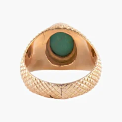 BAGUE « LA TURQUOISE » OR JAUNE