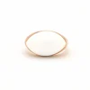Bague Labriola avec agate blanche