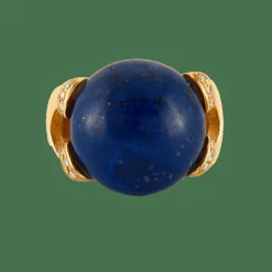 Bague Lapis Lazuli et Diamants