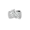 Bague large Diamants