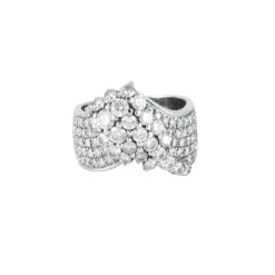 Bague large Diamants