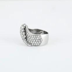 Bague large Diamants