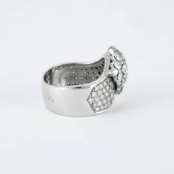 Bague large Diamants