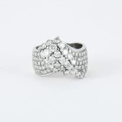 Bague large Diamants