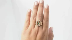 Bague large Fin XIxème en or rose