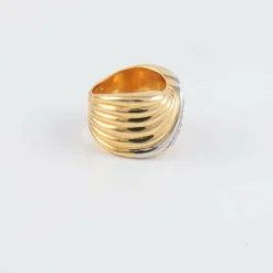 Bague large Vagues Diamants