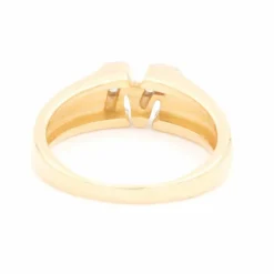 Bague Lettre Or jaune Diamant