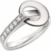 Bague lilistone Or blanc Diamants