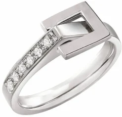 Bague Lilistone Or blanc Diamants
