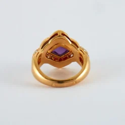Bague Losange Améthyste