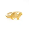 Bague Loutre Vintage Or Jaune