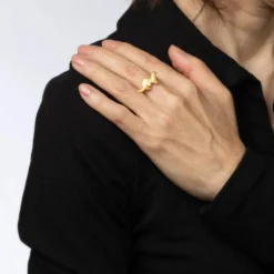 Bague Loutre Vintage Or Jaune