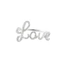 Bague LOVE en or blanc & diamants