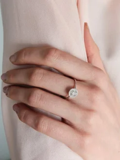 Bague Lucky One Ronde Serti illusion