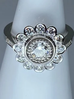 Bague Marguerite, diamant