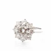 Bague marguerite diamant 1,03cts E/VS1