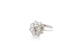 Bague marguerite diamant 1cts G/SI1