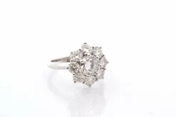Bague marguerite diamant 1,03cts E/VS1