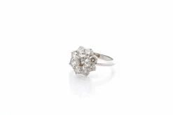 Bague marguerite diamant 1cts G/SI1