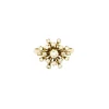 Bague marguerite diamants double halo