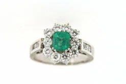 Bague Marguerite Emeraude
