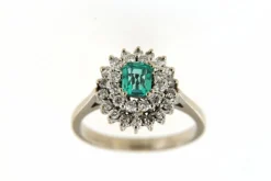 Bague Marguerite Emeraude