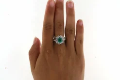 Bague Marguerite Emeraude