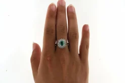 Bague Marguerite Emeraude
