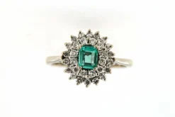 Bague Marguerite Emeraude
